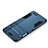 Carcasa Bumper Silicona y Plastico Mate con Soporte R01 para Huawei Honor V10 Azul