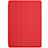 Carcasa de Cuero Cartera con Soporte L01 para Apple New iPad 9.7 (2017) Rojo