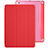 Carcasa de Cuero Cartera con Soporte L01 para Apple New iPad 9.7 (2018) Rojo