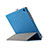 Carcasa de Cuero Cartera con Soporte L01 para Huawei MediaPad M3 Lite 10.1 BAH-W09 Azul