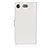 Carcasa de Cuero Cartera con Soporte L01 para Sony Xperia XZ1 Compact Blanco