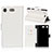 Carcasa de Cuero Cartera con Soporte L01 para Sony Xperia XZ1 Compact Blanco