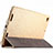 Carcasa de Cuero Cartera con Soporte L01 para Xiaomi Mi Pad 2 Oro