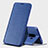 Carcasa de Cuero Cartera con Soporte L02 para Samsung Galaxy S9 Plus Azul