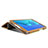 Carcasa de Cuero Cartera con Soporte L04 para Huawei MediaPad M5 8.4 SHT-AL09 SHT-W09 Verde