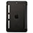 Carcasa de Cuero Cartera con Soporte L05 para Apple iPad Mini 2 Negro