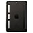 Carcasa de Cuero Cartera con Soporte L05 para Apple iPad Mini Negro