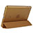 Carcasa de Cuero Cartera con Soporte L06 para Apple iPad Mini 2 Marron