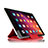 Carcasa de Cuero Cartera con Soporte L07 para Huawei MediaPad M5 8.4 SHT-AL09 SHT-W09 Rojo