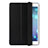 Carcasa de Cuero Cartera con Soporte para Apple iPad Mini 3 Negro