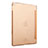 Carcasa de Cuero Cartera con Soporte para Apple iPad Mini 4 Marron