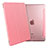 Carcasa de Cuero Cartera con Soporte para Apple iPad Mini 4 Rosa