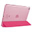 Carcasa de Cuero Cartera con Soporte para Apple iPad Pro 9.7 Rosa Roja