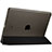 Carcasa de Cuero Cartera con Soporte para Apple New iPad 9.7 (2017) Negro