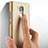 Carcasa de Cuero Cartera con Soporte para Huawei GR5 Mini Oro
