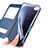 Carcasa de Cuero Cartera con Soporte para Huawei Honor 4X Azul
