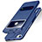 Carcasa de Cuero Cartera con Soporte para Huawei Honor 6 Azul