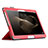 Carcasa de Cuero Cartera con Soporte para Huawei Matebook E 12 Rojo
