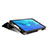 Carcasa de Cuero Cartera con Soporte para Huawei MediaPad M5 8.4 SHT-AL09 SHT-W09 Negro