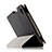 Carcasa de Cuero Cartera con Soporte para Huawei MediaPad M5 8.4 SHT-AL09 SHT-W09 Negro