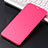 Carcasa de Cuero Cartera con Soporte para Samsung Galaxy C7 Pro C7010 Rosa Roja