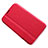 Carcasa de Cuero Cartera con Soporte para Samsung Galaxy Note 2 N7100 N7105 Rojo