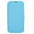 Carcasa de Cuero Cartera con Soporte para Samsung Galaxy S4 IV Advance i9500 Azul