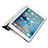 Carcasa de Cuero Mate con Soporte para Apple iPad Pro 9.7 Negro