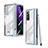 Carcasa Dura Cristal Plastico Funda Rigida Transparente H03 para Samsung Galaxy Z Fold2 5G