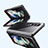 Carcasa Dura Cristal Plastico Funda Rigida Transparente Z01 para Samsung Galaxy Z Fold4 5G