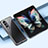 Carcasa Dura Cristal Plastico Funda Rigida Transparente Z01 para Samsung Galaxy Z Fold4 5G