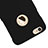 Carcasa Dura Plastico Rigida Mate con Agujero para Apple iPhone 6S Plus Negro