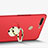 Carcasa Dura Plastico Rigida Mate con Anillo de dedo Soporte A02 para Huawei Honor 8 Pro Rojo