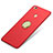 Carcasa Dura Plastico Rigida Mate con Anillo de dedo Soporte A02 para Xiaomi Mi Max 2 Rojo