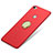 Carcasa Dura Plastico Rigida Mate con Anillo de dedo Soporte A03 para Xiaomi Mi Max Rojo