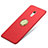 Carcasa Dura Plastico Rigida Mate con Anillo de dedo Soporte A03 para Xiaomi Redmi Note 4 Rojo