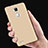 Carcasa Dura Plastico Rigida Mate con Anillo de dedo Soporte para Huawei Mate 7 Oro