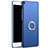 Carcasa Dura Plastico Rigida Mate con Anillo de dedo Soporte para Xiaomi Mi Note Azul