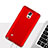 Carcasa Dura Plastico Rigida Mate M04 para Samsung Galaxy Note 4 Duos N9100 Dual SIM Rojo