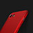 Carcasa Dura Plastico Rigida Mate M10 para Apple iPhone 7 Rojo