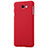 Carcasa Dura Plastico Rigida Mate para Samsung Galaxy J7 Prime Rojo