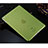 Carcasa Dura Ultrafina Transparente Mate para Apple iPad Air Verde