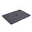 Carcasa Dura Ultrafina Transparente Mate para Apple MacBook 12 pulgadas Gris