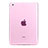 Carcasa Gel Ultrafina Transparente para Apple iPad Mini 2 Rosa