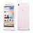 Carcasa Gel Ultrafina Transparente para Huawei Ascend P6 Rosa