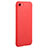 Carcasa Silicona Goma C01 para Apple iPhone 8 Rojo