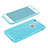 Carcasa Silicona Goma con Agujero para Apple iPhone 6 Azul Cielo