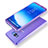 Carcasa Silicona Transparente Cubre Entero para Samsung Galaxy S8 Morado
