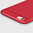 Carcasa Silicona Ultrafina Goma con Anillo de dedo Soporte para Apple iPhone 6S Rojo