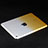 Carcasa Silicona Ultrafina Transparente Gradiente para Apple iPad Mini 4 Amarillo